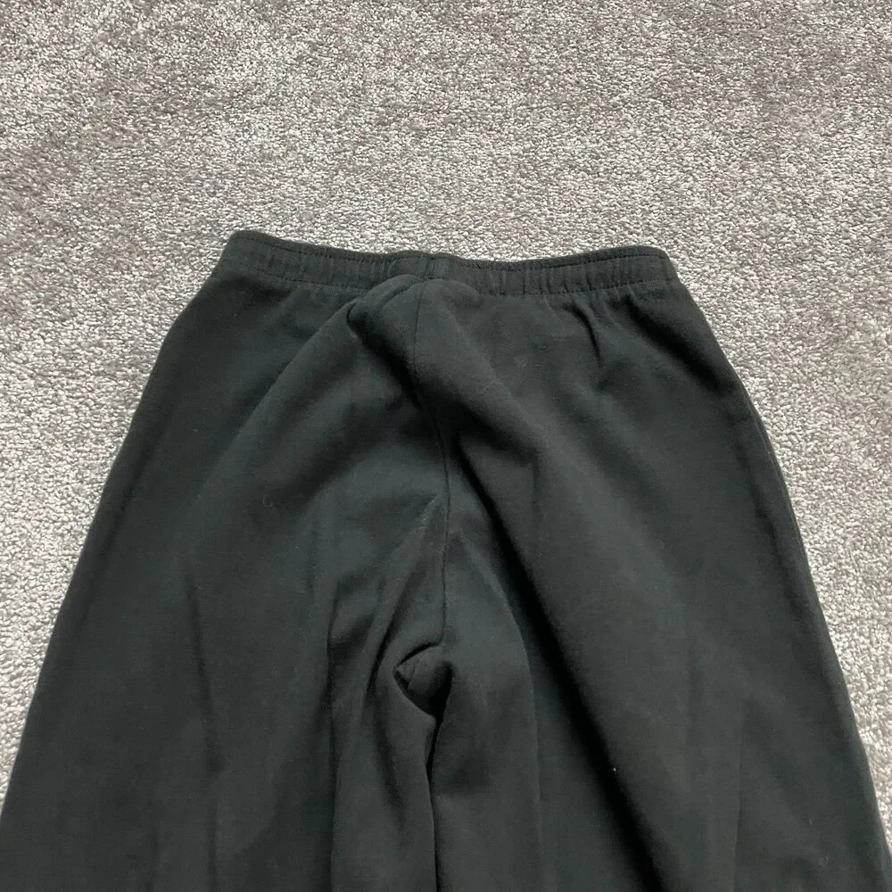 Cathy Daniels Sweatpants Womens Small Black Solid Lounge Elastic Waist 23x27